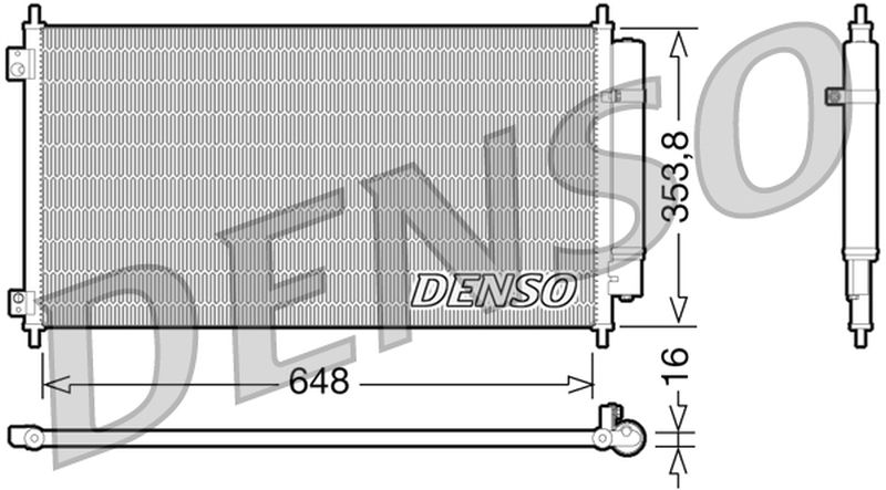 Denso Aircon Condenser DCN40010