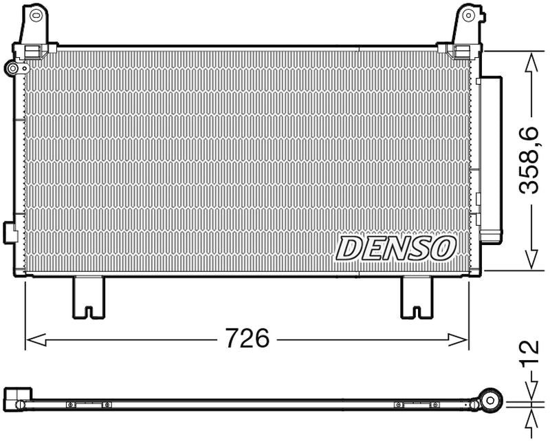 Denso Aircon Condenser DCN40032