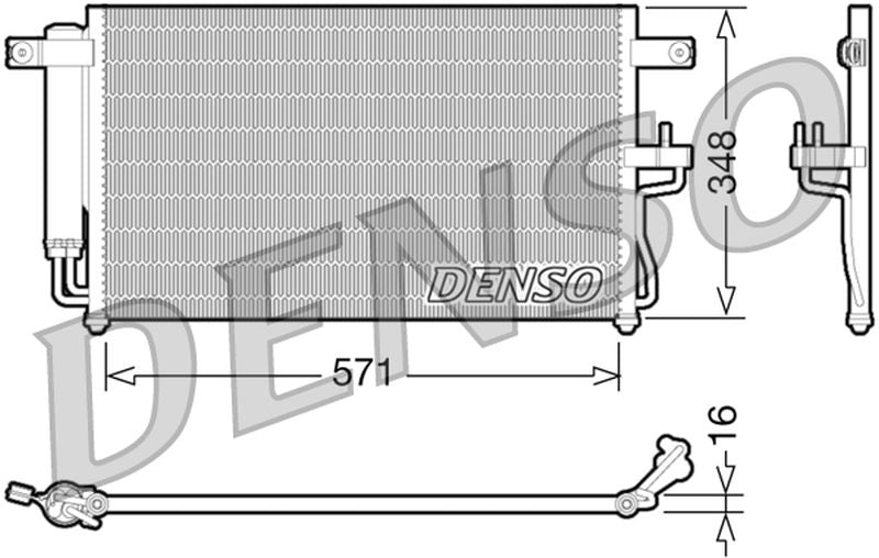 Denso Aircon Condenser DCN41001