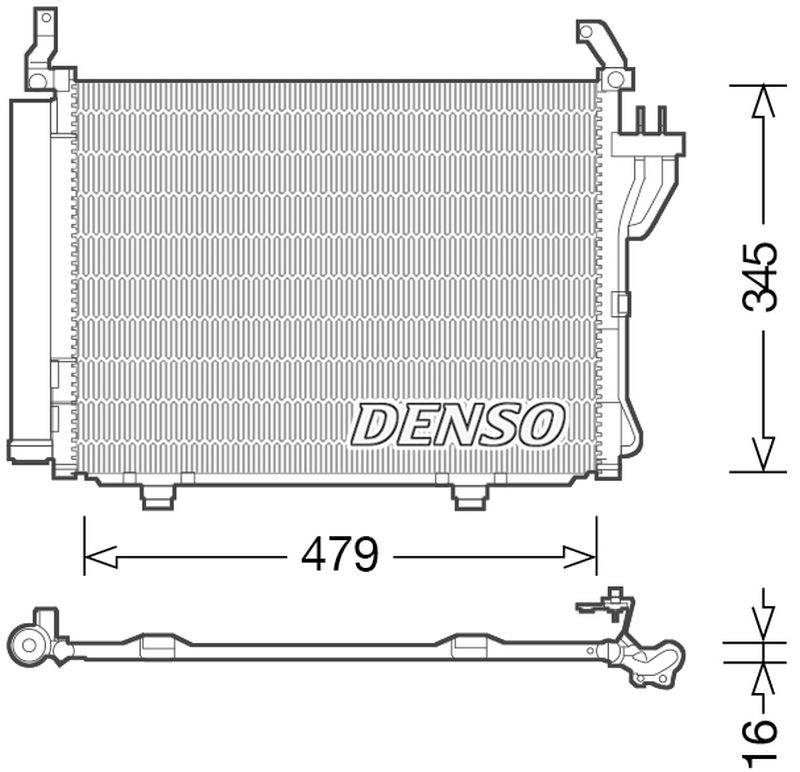 Denso Aircon Condenser DCN41002