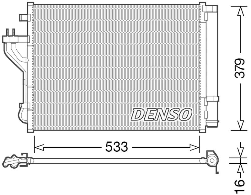 Denso Aircon Condenser DCN41004