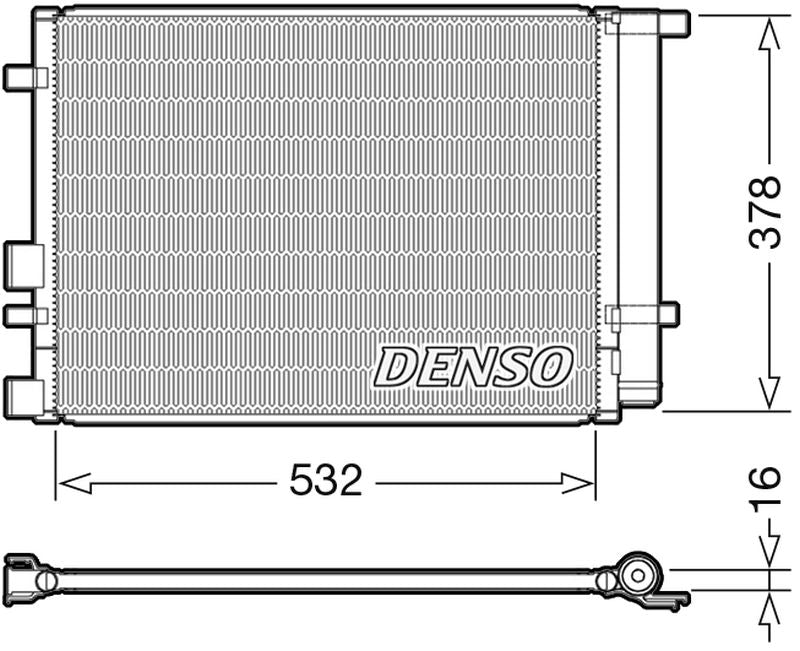 Denso Aircon Condenser DCN41005