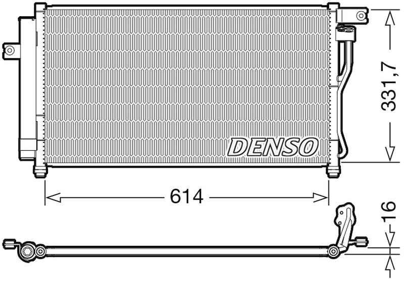 Denso Aircon Condenser DCN41009
