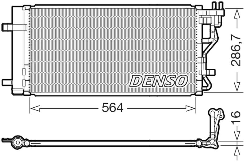 Denso Aircon Condenser DCN41027