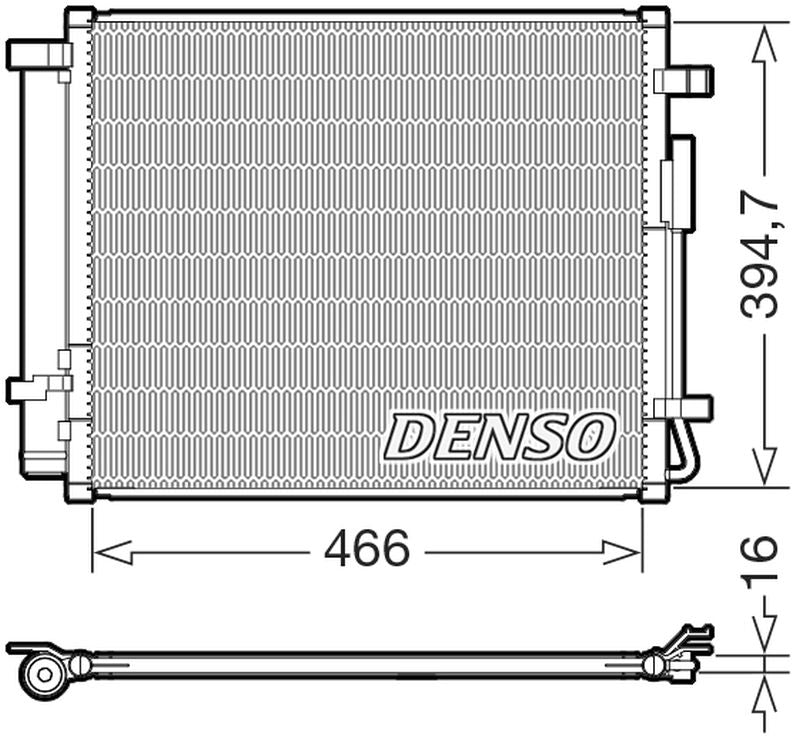 Denso Aircon Condenser DCN41032