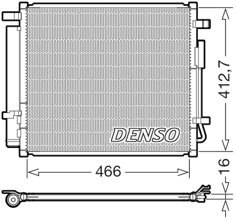 Denso Aircon Condenser DCN41033