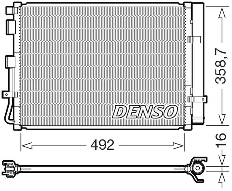 Denso Aircon Condenser DCN41035