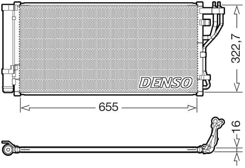 Denso Aircon Condenser DCN43011