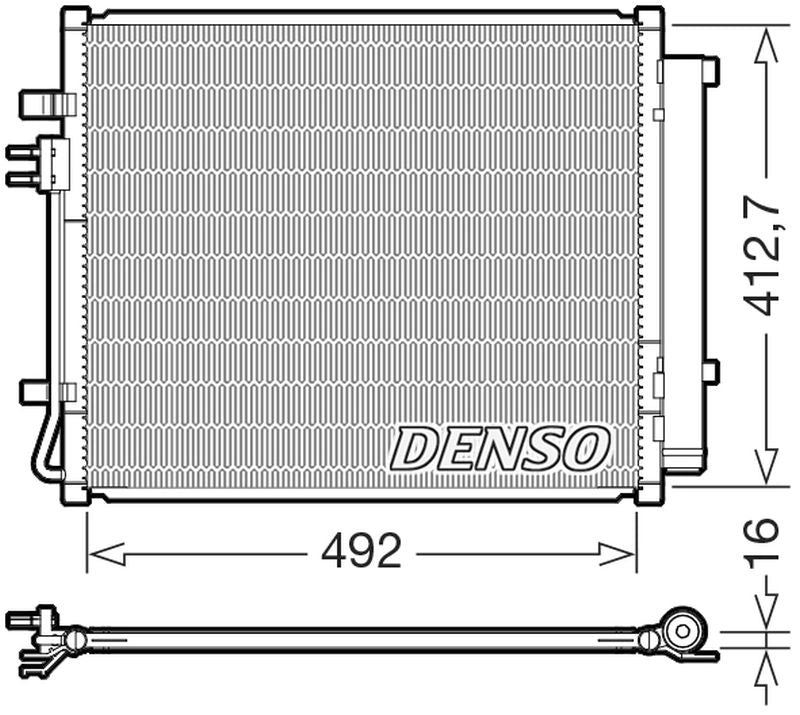 Denso Aircon Condenser DCN43015