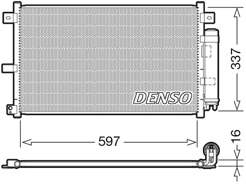 Denso Aircon Condenser DCN44001