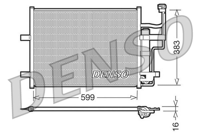 Denso Aircon Condenser DCN44003