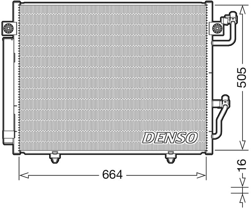 Denso Aircon Condenser DCN45005