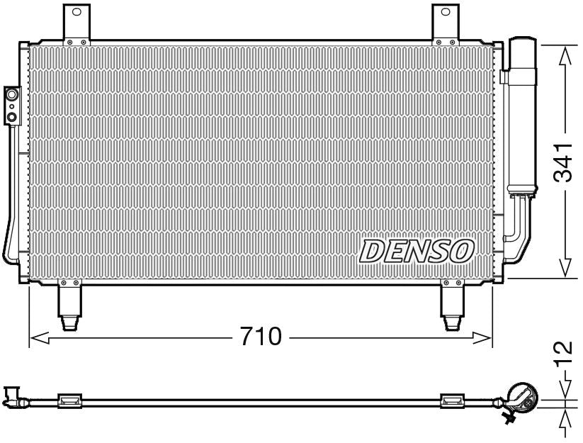 Denso Aircon Condenser DCN45006