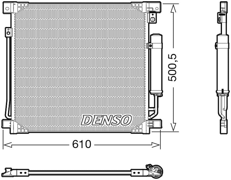 Denso Aircon Condenser DCN45013