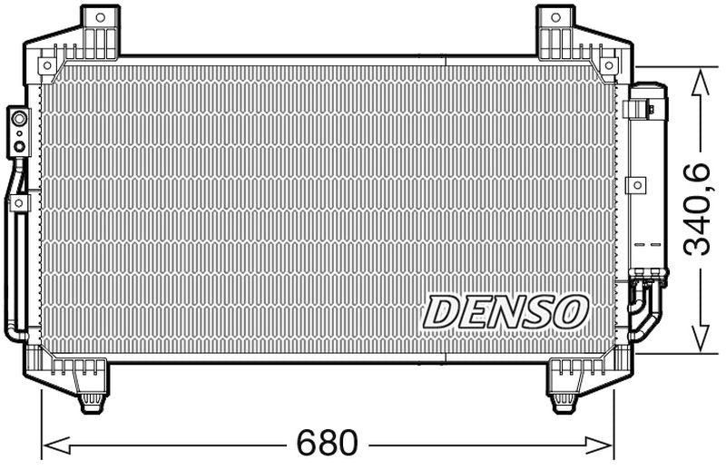 Denso Aircon Condenser DCN45014