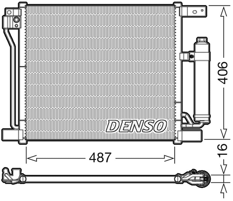 Denso Aircon Condenser DCN46021