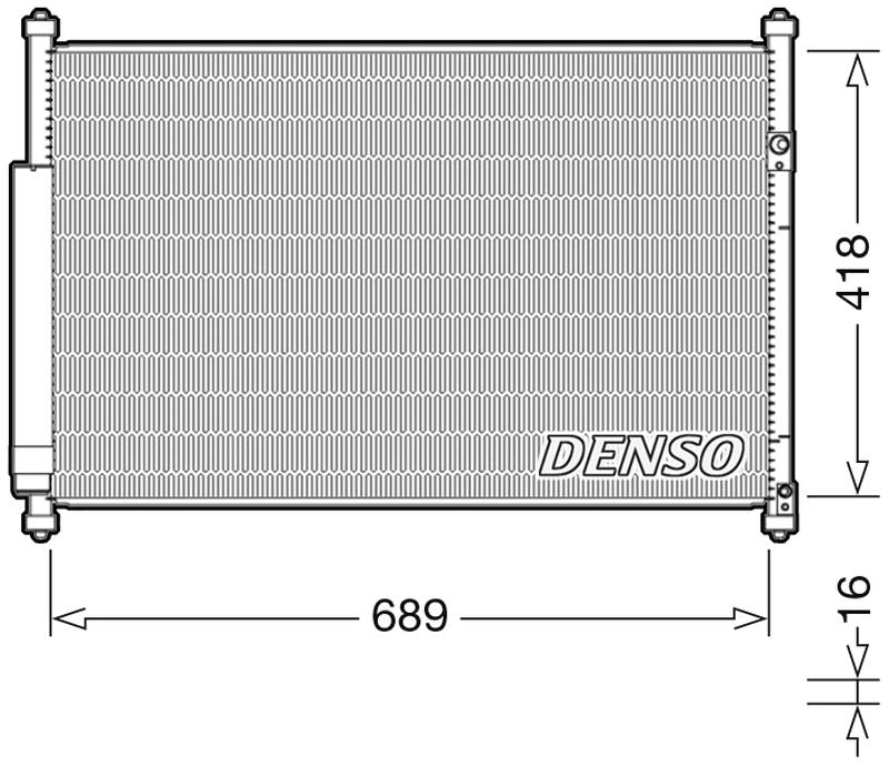 Denso Aircon Condenser DCN47006