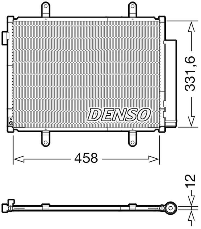Denso Aircon Condenser DCN47011