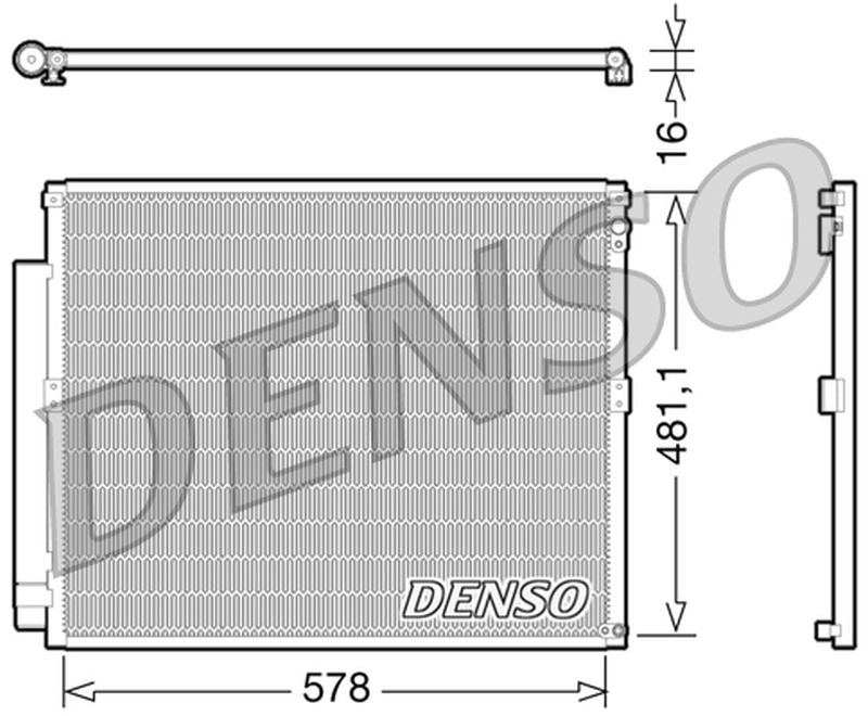 Denso Aircon Condenser DCN50017