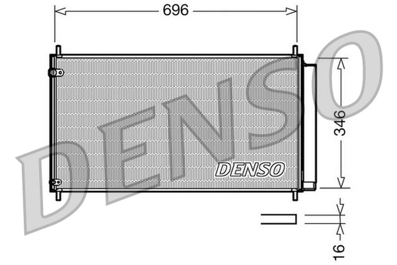 Denso Aircon Condenser DCN50022