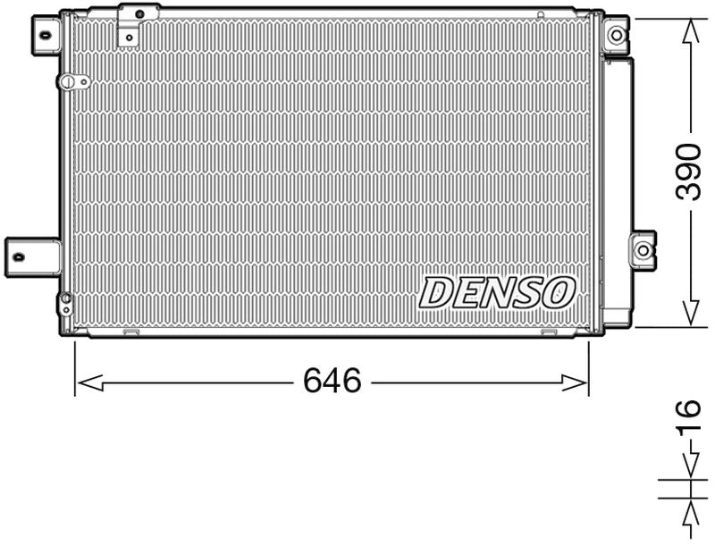 Denso Aircon Condenser DCN50049