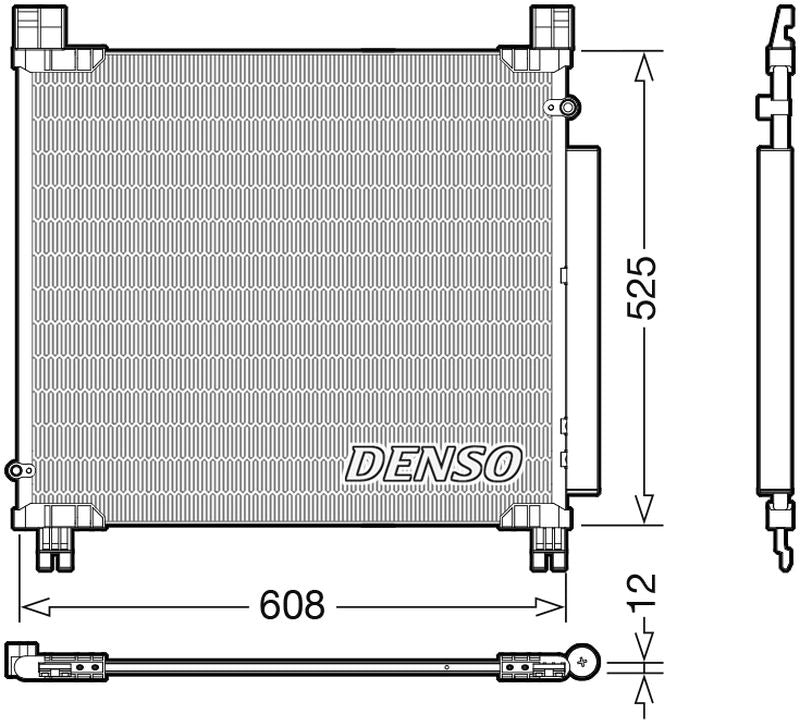 Denso Aircon Condenser DCN50050