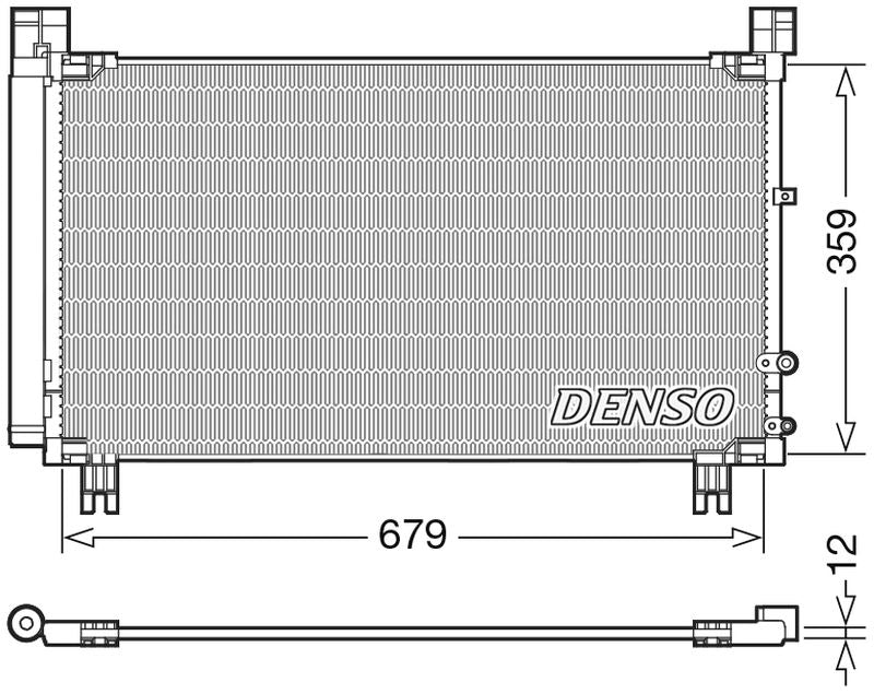 Denso Aircon Condenser DCN50053