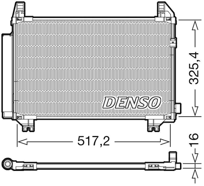 Denso Aircon Condenser DCN50107