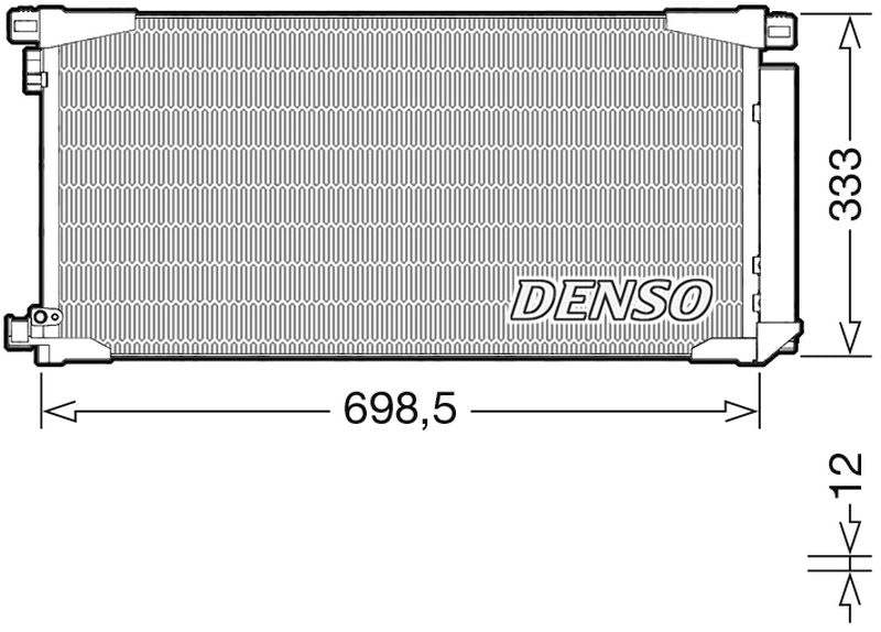 Denso Aircon Condenser DCN50115