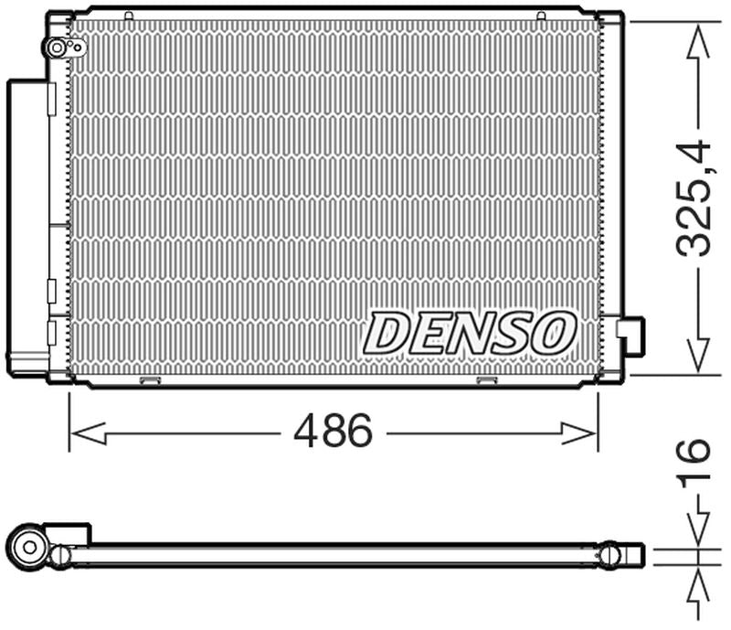 Denso Aircon Condenser DCN50125