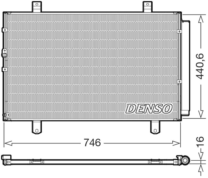 Denso Aircon Condenser DCN50127