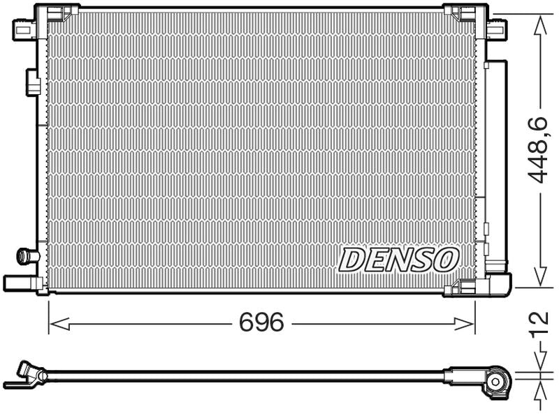 Denso Aircon Condenser DCN50128