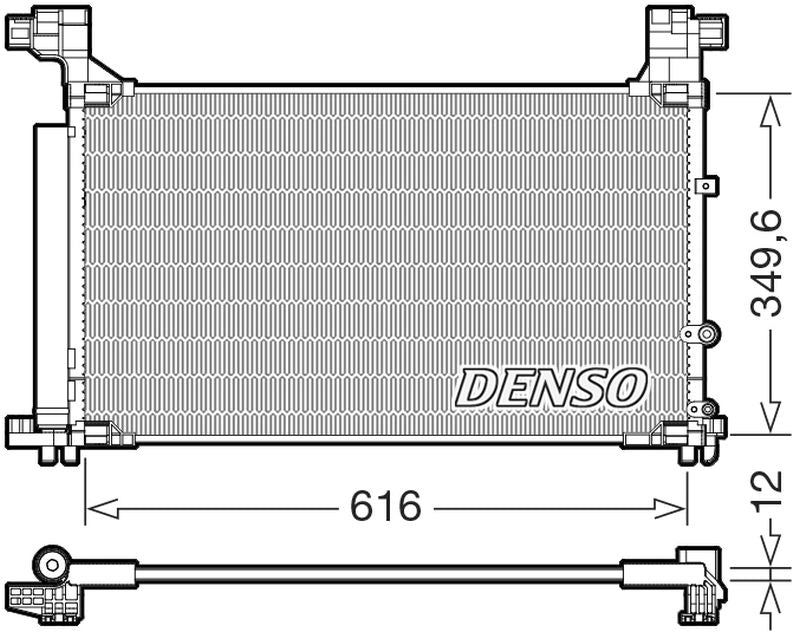 Denso Aircon Condenser DCN50132