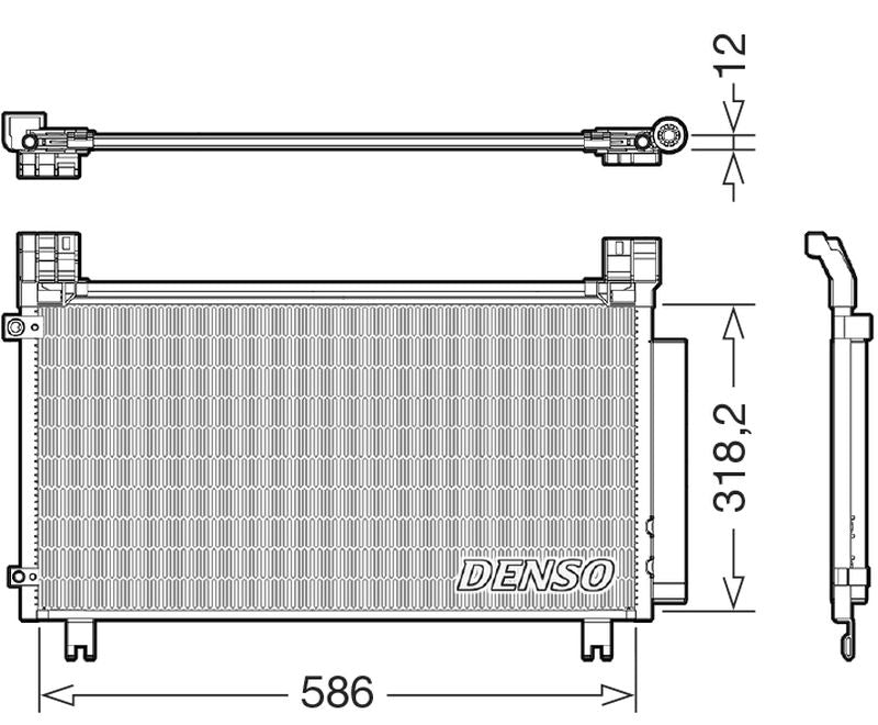 Denso Aircon Condenser DCN50134