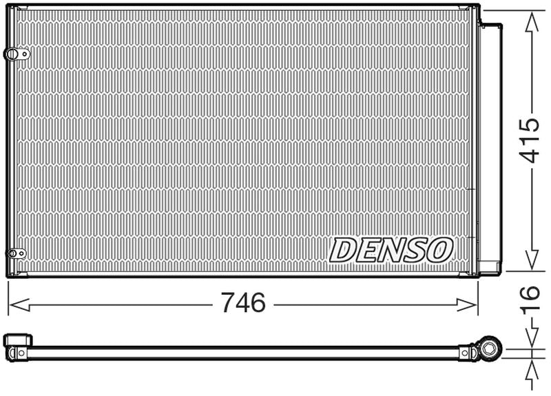 Denso Aircon Condenser DCN51017