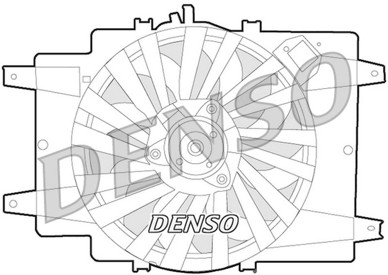 Denso Radiator Cooling Fan DER01008
