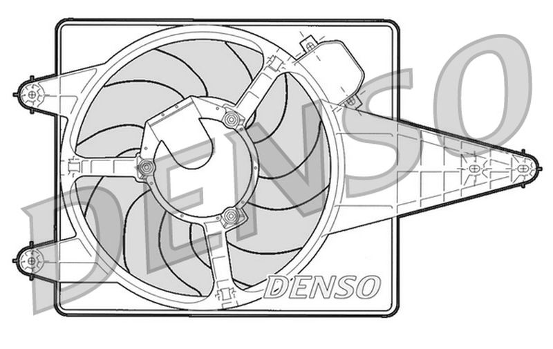 Denso Radiator Cooling Fan DER01204