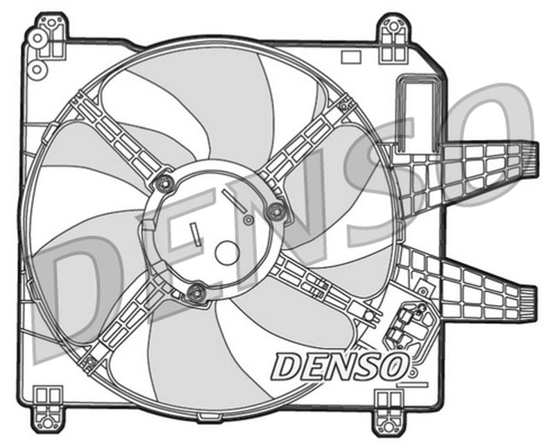 Denso Radiator Cooling Fan DER09004