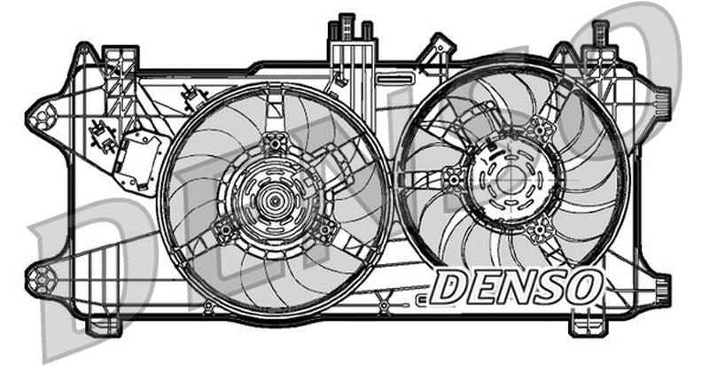 Denso Radiator Cooling Fan DER09027