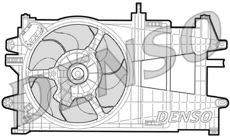 Denso Radiator Cooling Fan DER09033