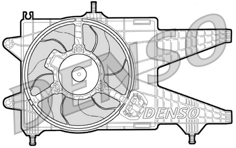 Denso Radiator Cooling Fan DER09038