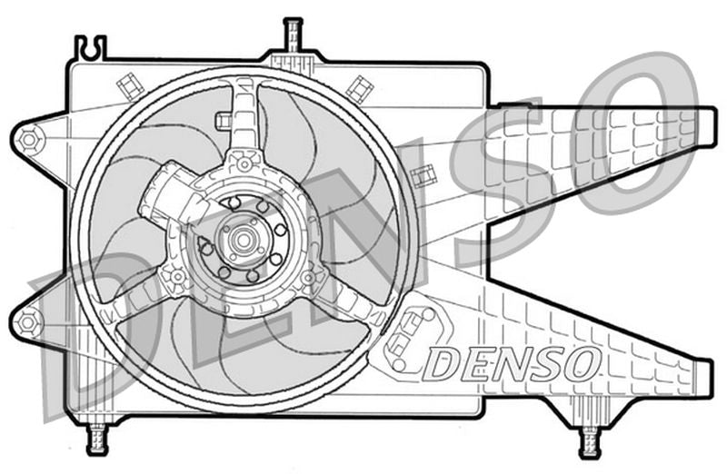 Denso Radiator Cooling Fan DER09041
