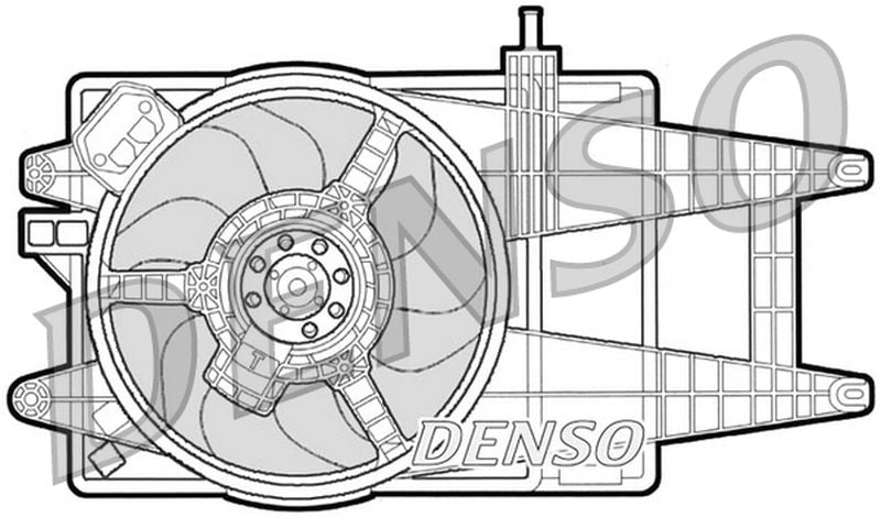Denso Radiator Cooling Fan DER09042