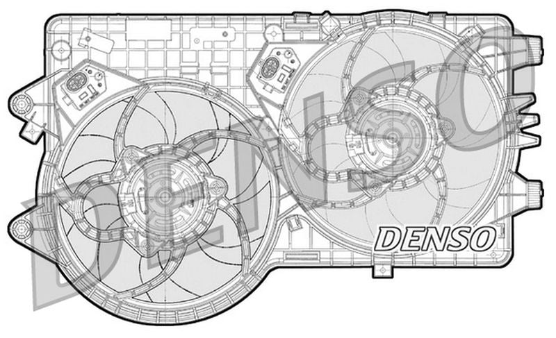 Denso Radiator Cooling Fan DER09093