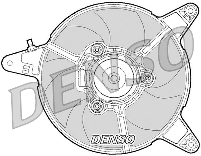 Denso Radiator Cooling Fan DER09095