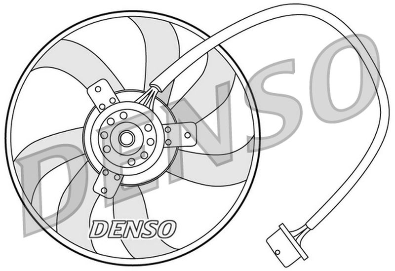 Denso Radiator Cooling Fan DER32003