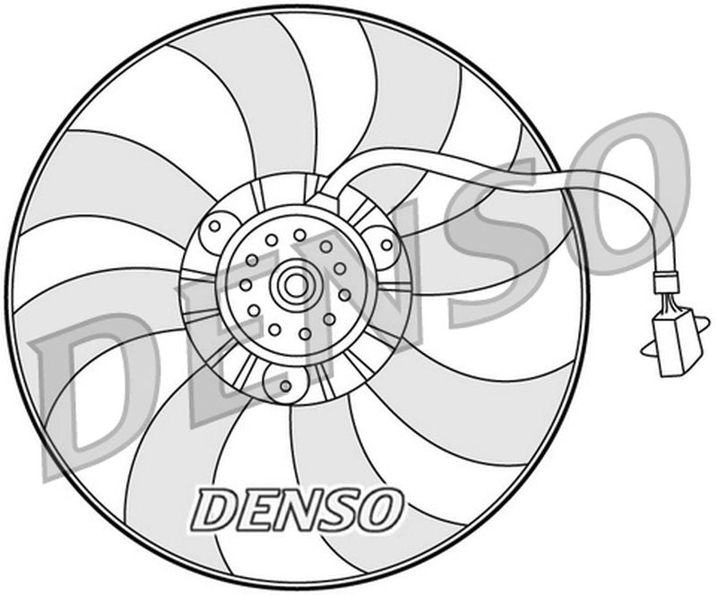 Denso Radiator Cooling Fan DER32007