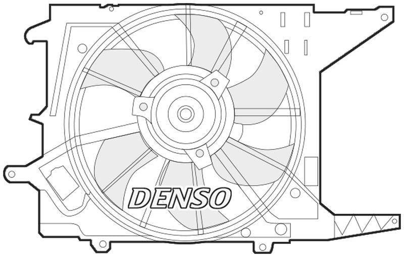 Denso Radiator Cooling Fan DER37003