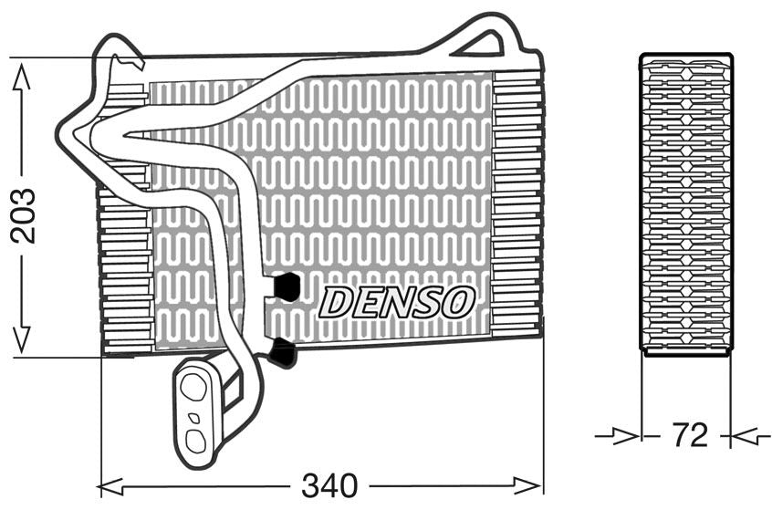 Denso Aircon Evaporator DEV02002