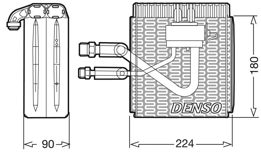 Denso Aircon Evaporator DEV09005